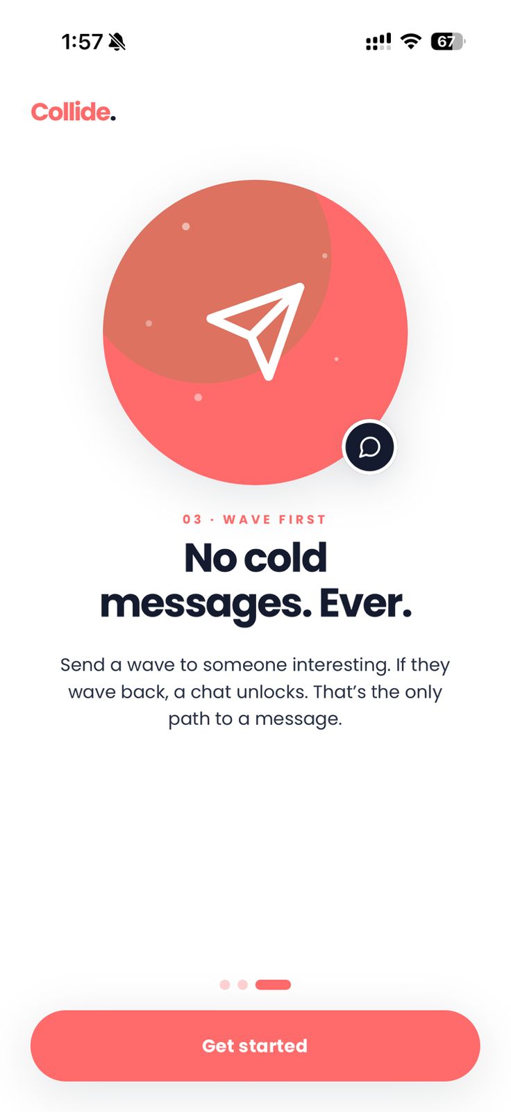 Collide Check-In onboarding screen